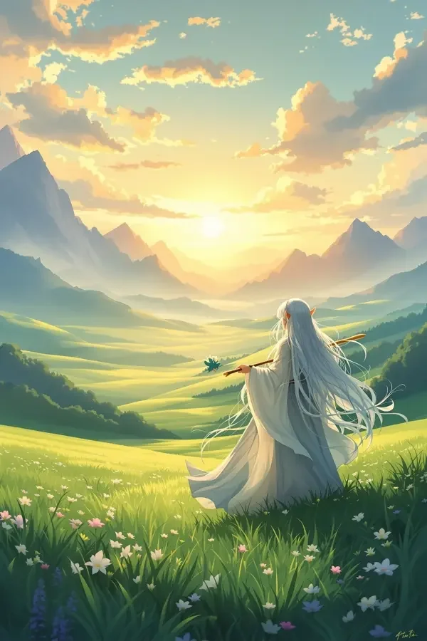 青城山下 封面，动漫